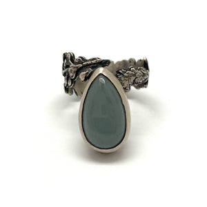 Naturalist Aquamarine Ring-Rings-Carin Jones-Pistachios