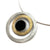 Onyx Circle Pendant Necklace-Necklaces-Manuela Carl-Pistachios