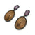 Oosik and Sapphire Earrings-Earrings-Carin Jones-Pistachios