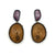 Oosik and Sapphire Earrings-Earrings-Carin Jones-Pistachios