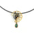 Opal Double Cloud Fold Convertible Pendant and Pin-Necklaces-Karin Jacobson-Pistachios
