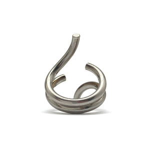 Open Faced Silver Ring-Rings-Fritz Heiring-Pistachios