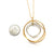 Orbital Hoop Necklace - Gold/Silver-Necklaces-Veronika Majewska-Pistachios