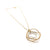 Orbital Hoop Necklace - Gold/Silver-Necklaces-Veronika Majewska-Pistachios