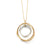 Orbital Hoop Necklace - Gold/Silver-Necklaces-Veronika Majewska-Pistachios