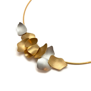 Orchid Collar Necklace-Necklaces-Anna Krol-Pistachios