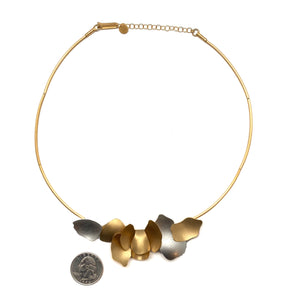 Orchid Collar Necklace-Necklaces-Anna Krol-Pistachios