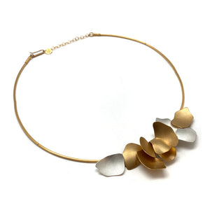 Orchid Collar Necklace-Necklaces-Anna Krol-Pistachios