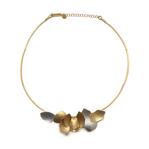 Orchid Collar Necklace-Necklaces-Anna Krol-Pistachios