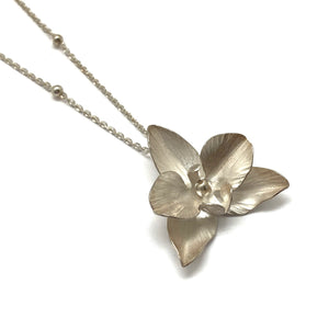 Orchid Necklace-Necklaces-Huiyu Chiu-Pistachios