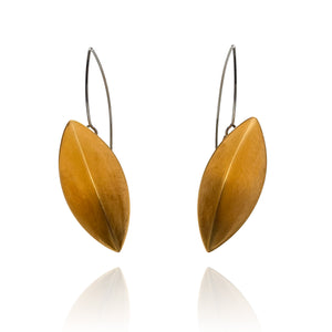 Organic Leaf Earrings-Earrings-Arek Wolski-Pistachios