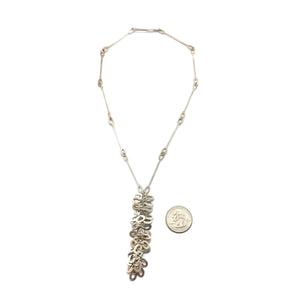 Oval Link Lariat Necklace-Necklaces-Elisa Bongfeldt-Pistachios