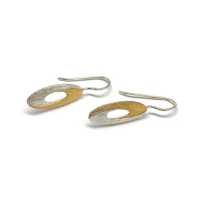 Oval Swirl Earrings-Earrings-Manuela Carl-Pistachios