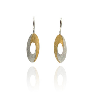 Oval Swirl Earrings-Earrings-Manuela Carl-Pistachios