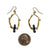 Oxidized Sterling Silver and Gold Vermeil Bird Earrings-Earrings-Lisa Cimino-Pistachios