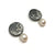 Pearl Drop Oxidized Earrings-Earrings-Anna Bankuti-Pistachios