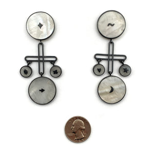 Pearl Icon Plus Earrings-Earrings-Emily Rogstad-Pistachios