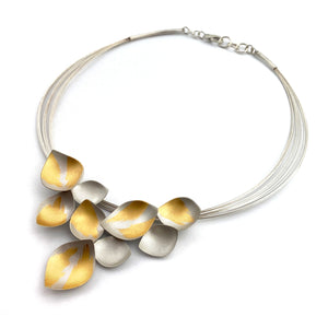 Petal Bunch Necklace-Necklaces-Judith Neugebauer-Pistachios