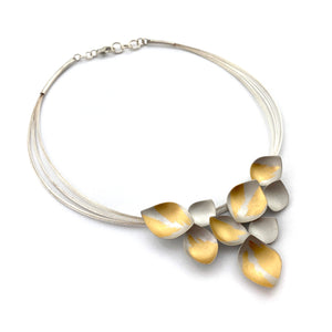 Petal Bunch Necklace-Necklaces-Judith Neugebauer-Pistachios