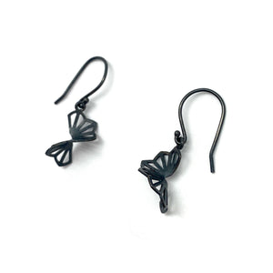 Petite Hyacinth Fold Earrings-Earrings-Karin Jacobson-Pistachios