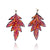 Pink and Orange Layered Aluminum Leaf Earrings-Earrings-Eunseok Han-Pistachios