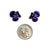 Purple Poppy Studs-Earrings-Georgia Charal-Pistachios