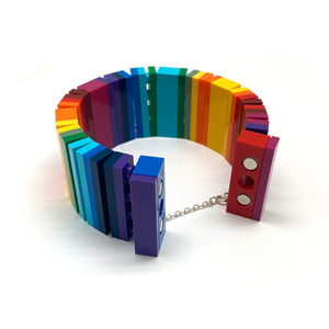 Rainbows Magnetic Bracelet-Bracelets-Emiko Oye-Pistachios