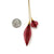 Red Adjustable Nylon Large Bulb Necklace-Necklaces-Dorine Decayeux-Pistachios