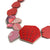 Red Geometric Necklace-Necklaces-Stephanie Smith-Pistachios