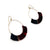 Red and Black Sequin Earrings-Earrings-Giovanna Torrico-Pistachios