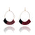 Red and Black Sequin Earrings-Earrings-Giovanna Torrico-Pistachios