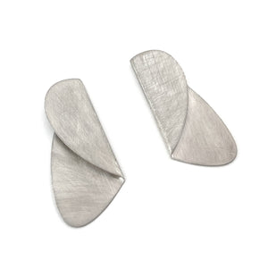 'Returning to the Fold' - Silver-Earrings-Katerina Pimenidu-Pistachios