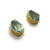 Rose Cut Aquamarine Stud Earrings-Earrings-Petra Class-Pistachios