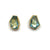 Rose Cut Aquamarine Stud Earrings-Earrings-Petra Class-Pistachios