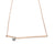 Rose Gold Pearl Line Necklace-Necklaces-Katerina Pimenidu-Pistachios