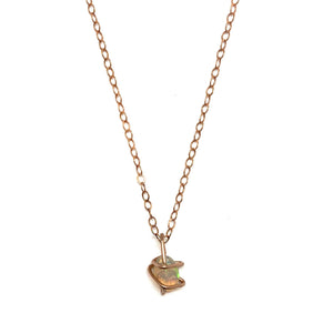 Rose Gold and Opal Pendant Necklace-Necklaces-Aimee Petkus-Pistachios