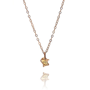 Rose Gold and Opal Pendant Necklace-Necklaces-Aimee Petkus-Pistachios