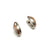 Rose Gold and Sterling Silver Huggie Earrings-Earrings-Olaf Sagner-Pistachios