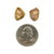 Rough Cut Morganite Stud Earrings-Earrings-Petra Class-Pistachios