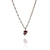 Ruby Pendant Necklace-Necklaces-Aimee Petkus-Pistachios