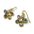 Sapphire and Diamond Dangle Earrings-Earrings-Petra Class-Pistachios