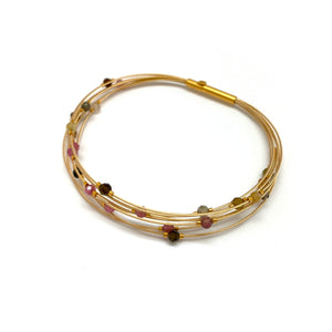 Scattered Tourmaline Bracelet-Bracelets-Bernd Wolf-Pistachios