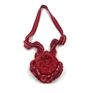 Sébastien Carré - Organic Talisman Necklace-Necklaces-Wearing Red: Ignite the Fire-Pistachios