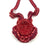 Sébastien Carré - Organic Talisman Necklace-Necklaces-Wearing Red: Ignite the Fire-Pistachios