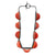 Shorter Red Japanese Paper Necklace-Necklaces-Naoko Yoshizawa-Pistachios