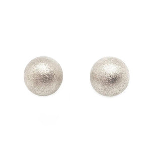 Silver Ball Stud Earring-Earrings-Bernd Schmid-Pistachios