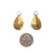 Silver & Gold Twist Earrings-Earrings-Anna Krol-Pistachios