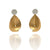 Silver & Gold Twist Earrings-Earrings-Anna Krol-Pistachios