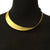 Single Fold Collar - Gold-Necklaces-Aleksandra Przybysz-Pistachios