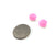 Small Baby Pink Crystal Stud-Earrings-Fruit Bijoux-Pistachios